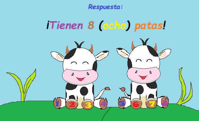 Respuesta al ejemplo del conteo de las vacas