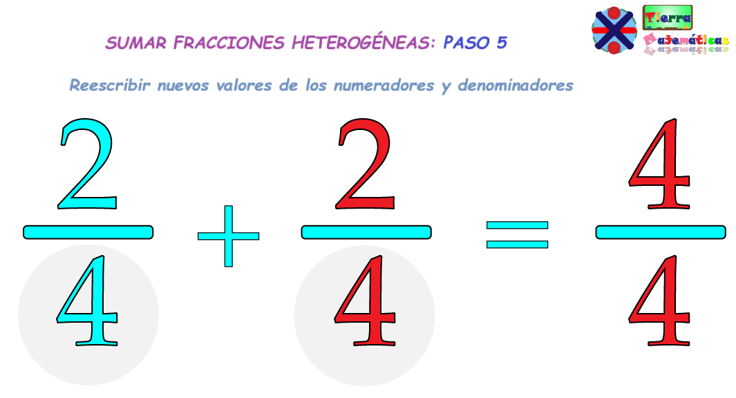 Lograr Que Ambas Fracciones Tengan El Mismo Denominador y Resuelve