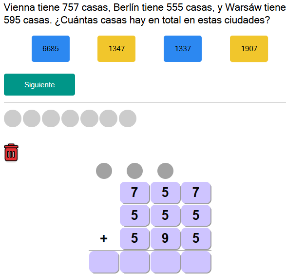 Test de Sumas Nivel Difícil 2