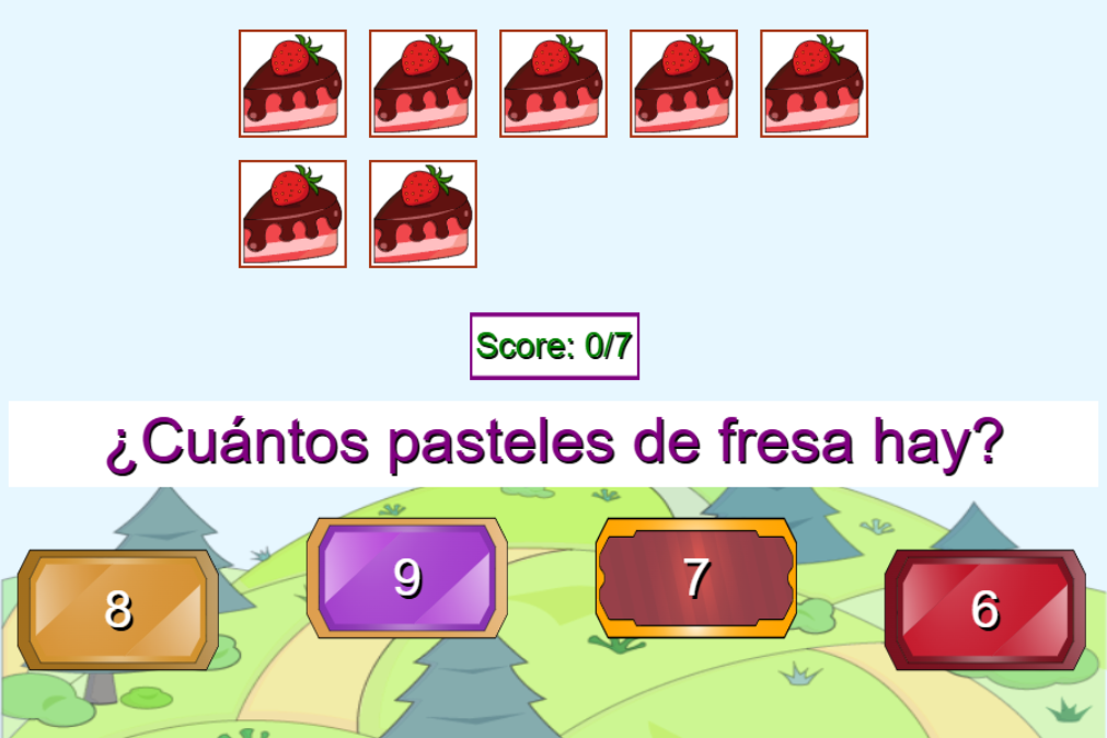 Aprende a Contar del 1 al 10: Juego de Matemáticas