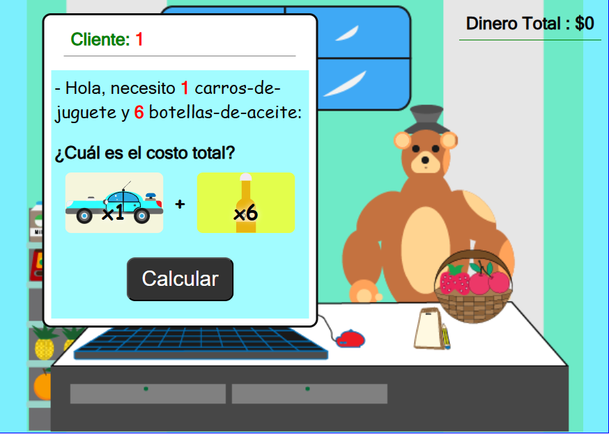 Juego de matemáticas: Mi Pequeña Tienda